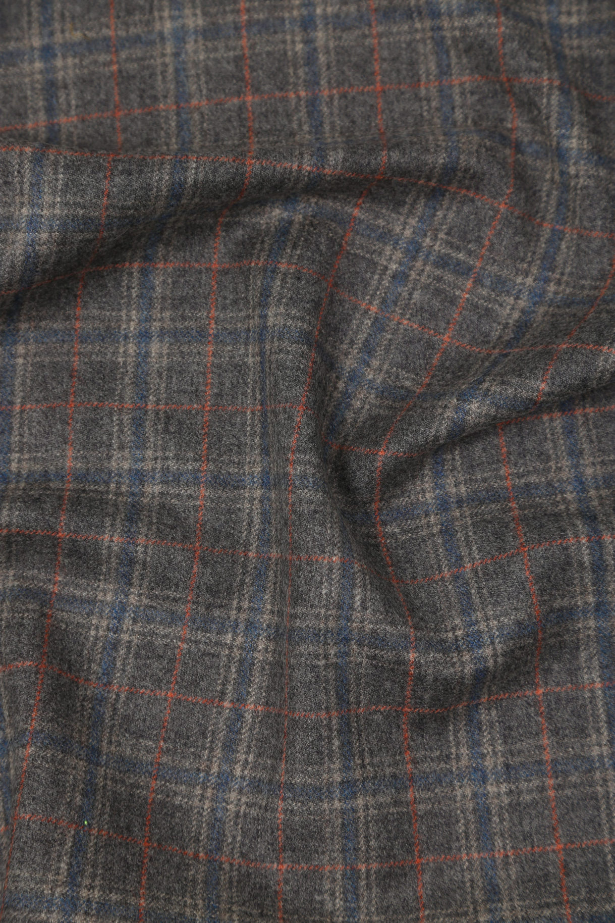 Wool Plaid Dobby Fabric